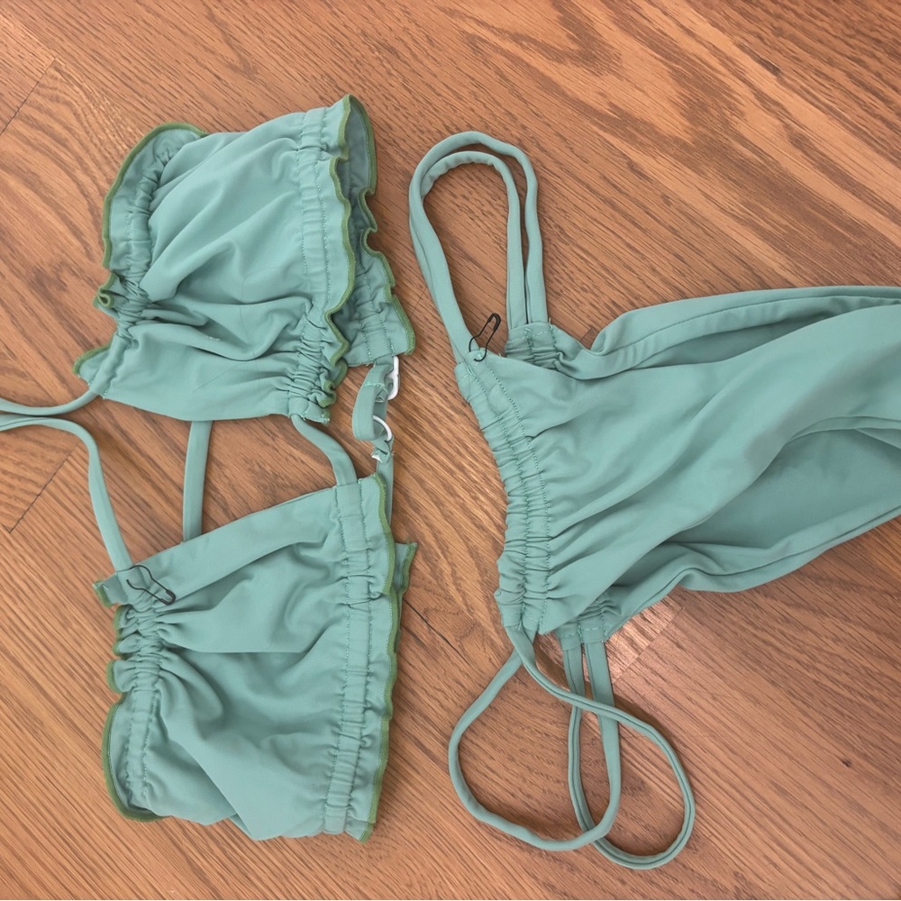 Stone fox swim brand new xs Mint Green Bikini Set